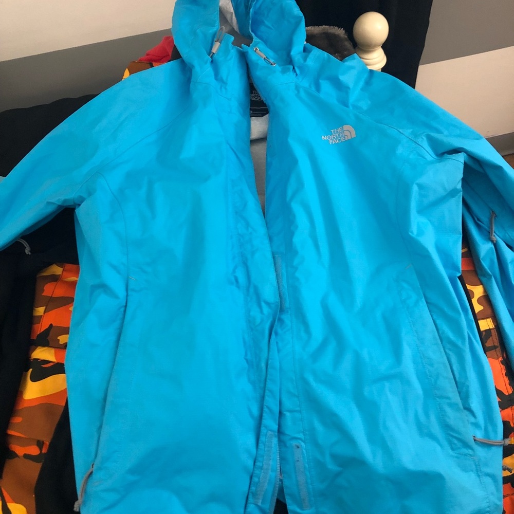 North face rain coat